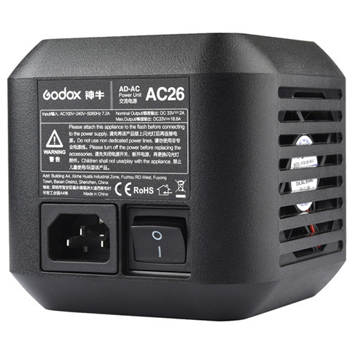 AD-AC AC26 Power Source Adapter p/ AD600PRO